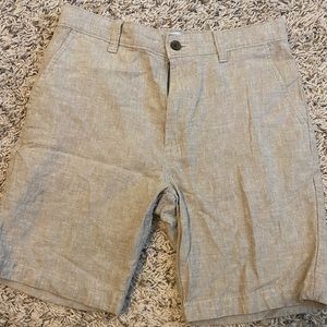 Boys Class Club Khaki Linen shorts EUC size 12